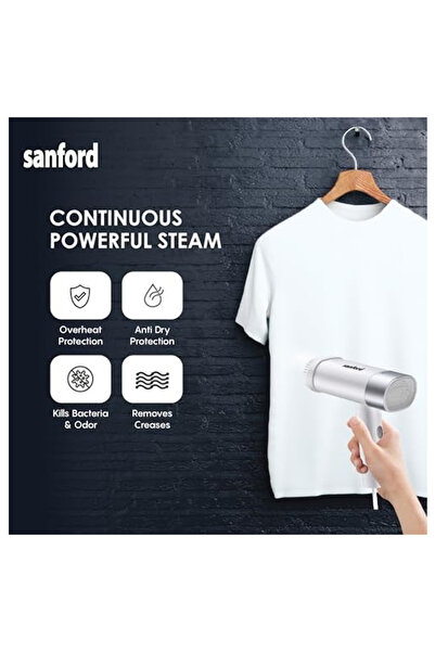 Sanford Sanford Portable Steam Iron, 1200 Watts, White, SF2902GS BS