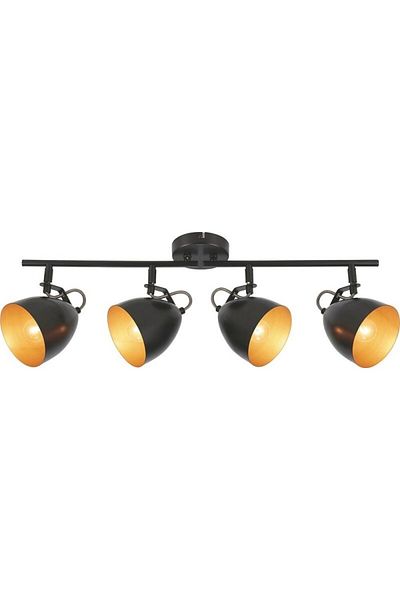 Globo Lighting Lasabez ceiling lamp 4xE14, black, Globo Lighting