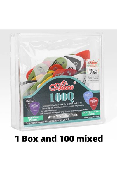 choice2 1 Box and 100 mixed Multicolor Guitar ks 24/50/100 Pieces Mixed ABS P...