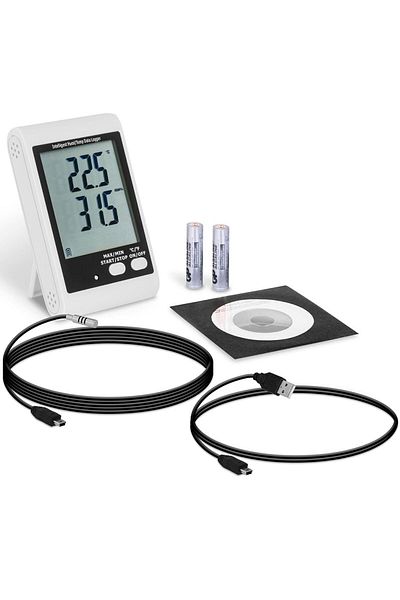 Steinberg Systems Rejestrator temperatury i wilgotności zewnętrzny USB zakres -40 do 125C