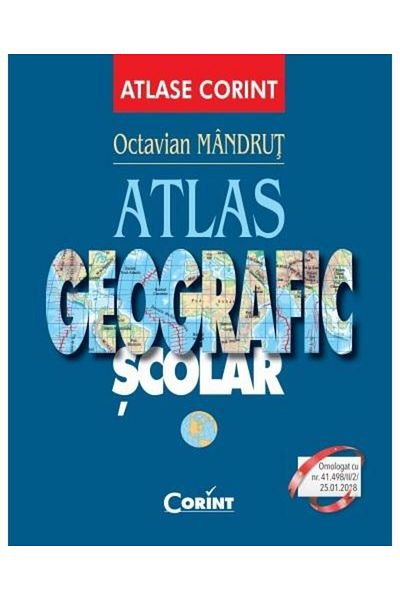 Editura Corint School geographical atlas (blue cover), Octavia