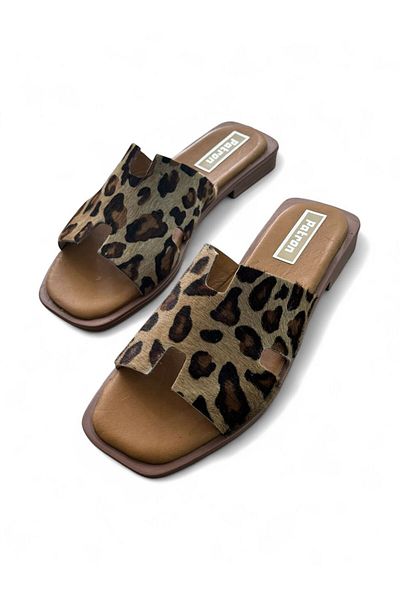 PATRON SHOES Genuine Leather Women's Slippers