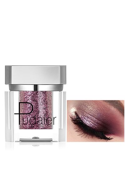 Pudaier Eyeshadow Cream, Matte Glitter Shimmer Highly Pigmented Mashed Potato Eyeshadow Powder