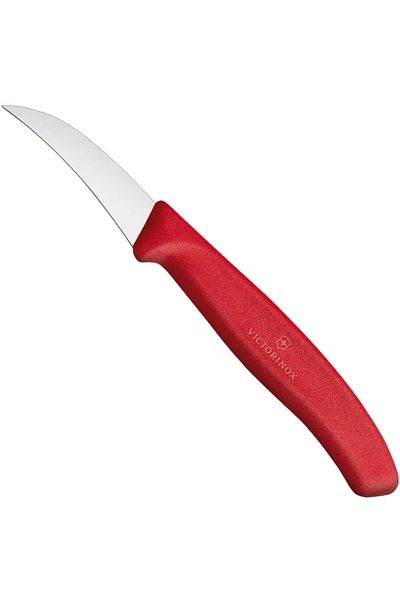 Victorinox Nóż do jarzyn zagięty dł. 60/162 mm - czerwony