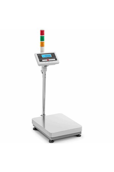 Steinberg Systems Cântar platformă pentru depozit cu coloană de semnalizare luminoasă LCD 300 kg / 0,005 kg
