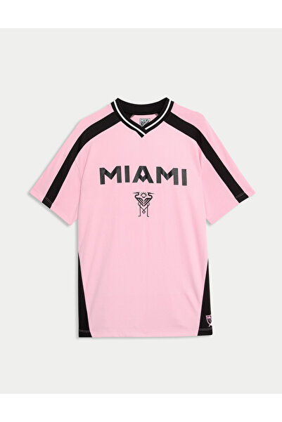 Marks & Spencer Inter Miami Baskılı T-Shirt (6-16 Yaş)