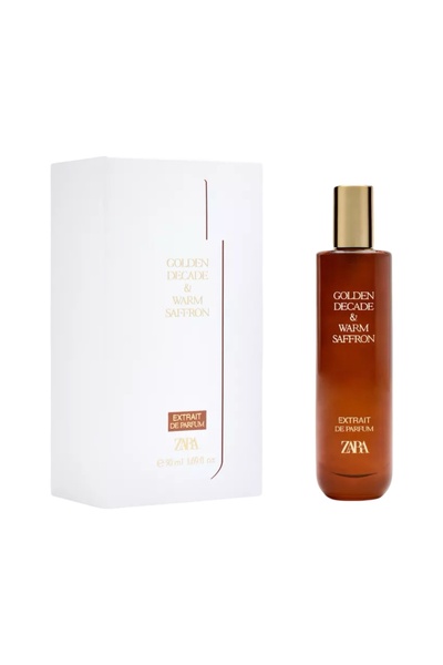 Zara GOLDEN DECADE & WARM SAFFRON EXTRAIT DE KADIN PARFUM 50ML (1.7 FL. OZ)