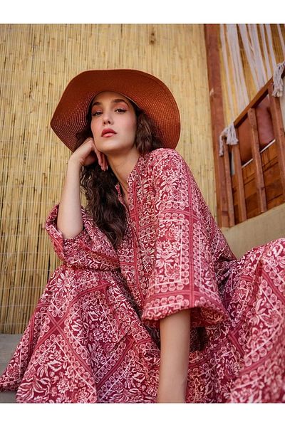 Oxygen Scarfs Women's Vienna Hijab Dress - 1209 - Tile