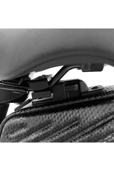 WOZINSKY Torba rowerowa pod siodełko wodoodporna 1.5 l czarna