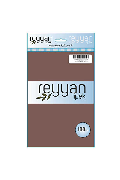 REYYAN İpek Düz Renk Yazma 100cm 086 Güvez (Açık) Tekli Poşet Yazma