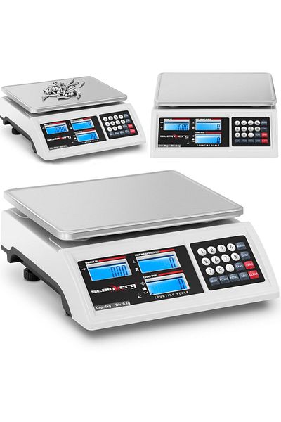 Steinberg Systems Cântar comercial cu numărare LCD RS232 6000 g / 0,1 g