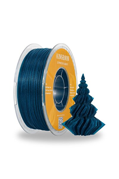 KINGROON Twinkling PLA Filament Simli Mavi (Galaksi / Yıldızlı Gökyüzü Tonu) ...