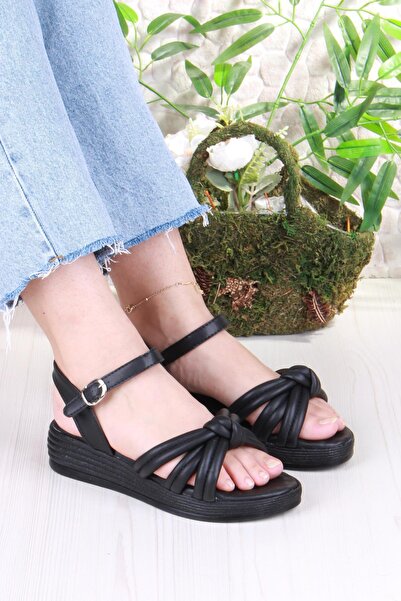 fort 05-2077 Sandale de damă cu bandă cu șnur, cu cataramă moale și confortabilă