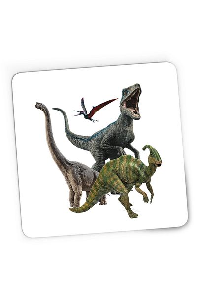 OEM Mousepad Gaming Jurassic Park Dinossaurs Fly Terrestrial Dangerous, 21x19 cm