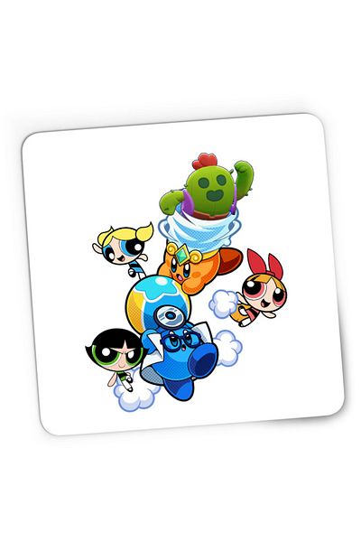 OEM Mousepad Gaming Brawl Stars Happy Tank Powerpuff Girls Pokemon Weather, 21x19 cm