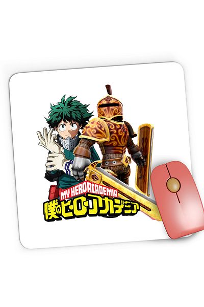 OEM Mousepad Gaming Roblox Knight My Hero Academia Deku Anime, 21x19 cm
