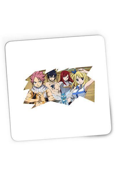 OEM Mousepad Gaming Fairy Tail Best Friends Funny Cat Anime, 21x19 cm