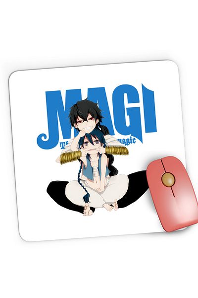 OEM Mousepad Gaming Magi The Labyrinth of Magic Desene Anime Manga, 21x19 cm
