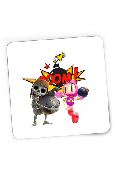 OEM Mousepad Gaming Clash Royale Bomberman Skeleton Special Ability, 21x19 cm