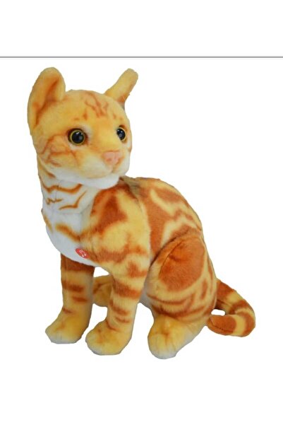 berattoys 30 cm sesli peluş kedi miyavlayan kedi peluş oyuncak kedi hediyelik...