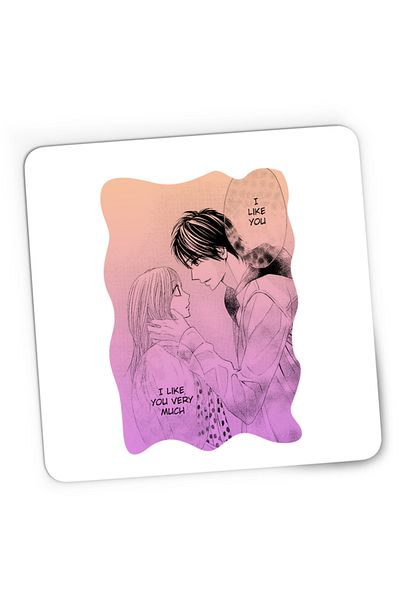 OEM Mousepad Gaming LDK Shuusei Aoi Couple Love Highschool Hug, 21x19 cm