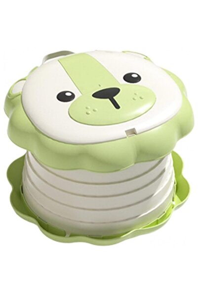 Bebeking Portable Baby Potty, WC with High Backrest and Ergonomic Lion Design, Green