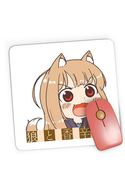 OEM Mousepad Gaming Spice And Wolf Chibi Holo Supernatural, 21x19 cm