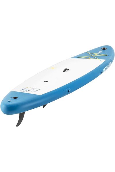 Gymrex Placă SUP gonflabilă cu două camere și accesorii 125 kg - albastră