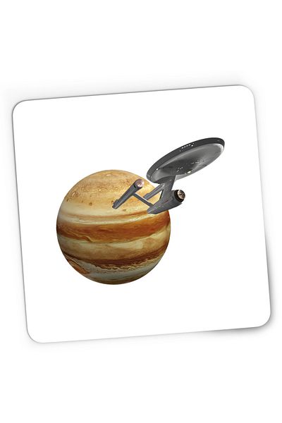 OEM Mousepad Gaming Star Trek USS Enterprise Starship Jupiter, 21x19 cm