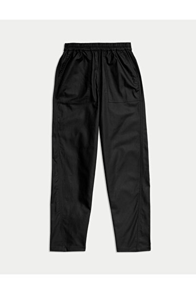 Marks & Spencer Saf Pamuklu Carrot Leg Pantolon