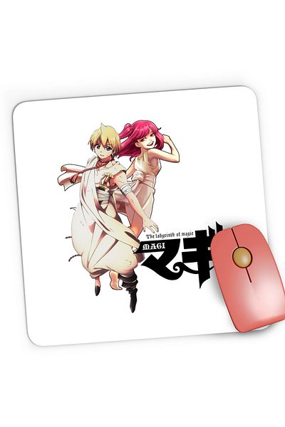 OEM Mousepad Gaming Magi The Labyrinth of Magic Ringke Morgiana Heroes, 21x19 cm
