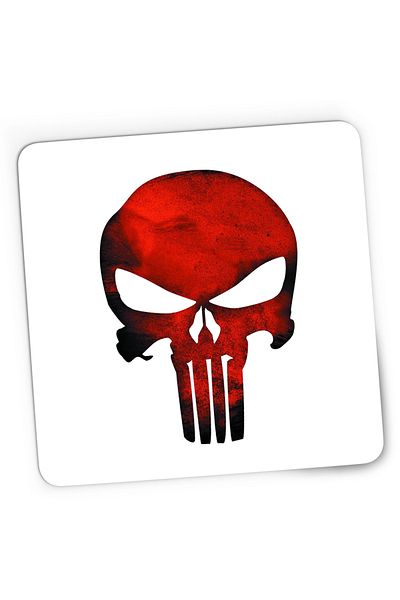 OEM Mousepad Gaming Predator Punisher Skull Craniu Daredevil, 21x19 cm