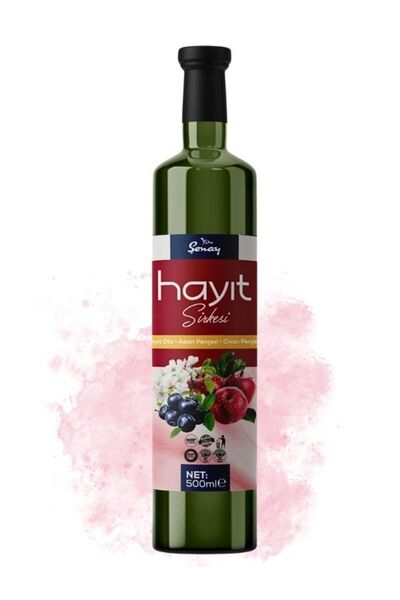 Şenay Hayıt Sirkesi 500 ml Aslan Pençesi Civan Perçemi Elma Ve Alıç Sirkesi Içeren Kdn