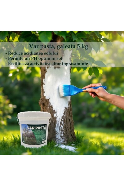 PROFY Lime paste for garden trees, 5 kg bucket, white