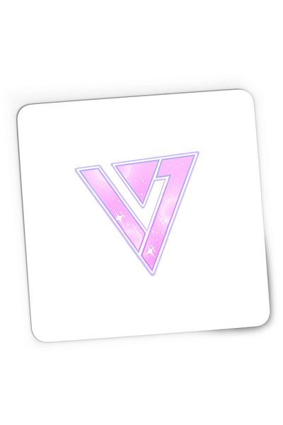 OEM Mousepad Gaming Seventeen Idol K-pop Group Logo Shiny, 21x19 cm