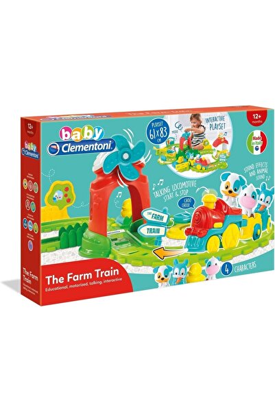 CLEMENTONI 17385 Baby Farm Train 12 Months and up