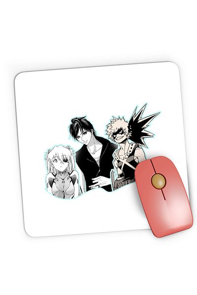 OEM Mousepad Gaming LDK Neon Genesis Evanghelion My Hero Academia, 21x19 cm