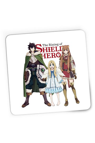 OEM Mousepad Gaming Rising of the Shield Hero Naofumi Filo Raphtalia Trio Bird Aneko, 21x19 cm
