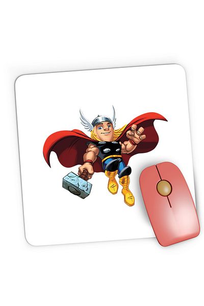OEM Mousepad Gaming Thor Fly Hammer Arrogant Midgard God Walt Disney, 21x19 cm