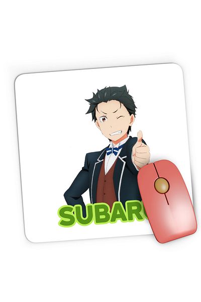 OEM Mousepad Gaming Re Zero Subaru Costume Like Weddning Repeat, 21x19 cm