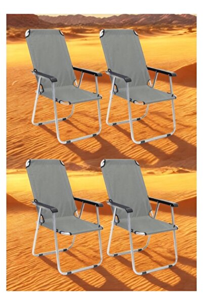 smart home مجموعة كراسي تخييم قابلة للطي من 4 قطع، مسند ظهر خفيف الوزن قابل ل...