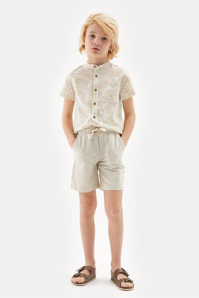 Nebbati Boy Beige Shorts