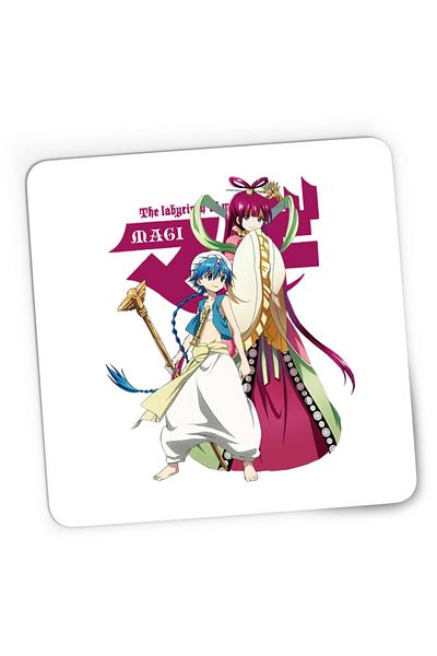 OEM Mousepad Gaming Magi The Labyrinth of Magic Kougyoku Queen Alladin Meeting, 21x19 cm
