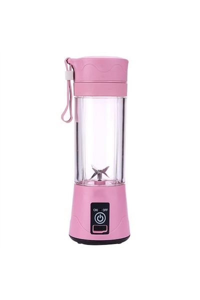 Home Blender portabil cu baterie și încărcare USB, roz