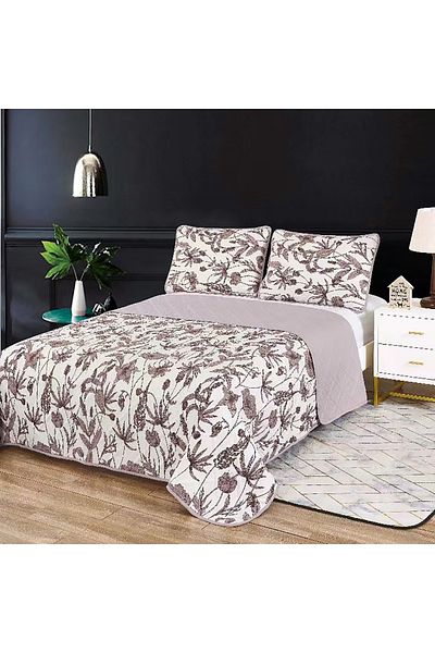 Pucioasa Printed Bedspread + 2 Pillowcases (Cvi1)