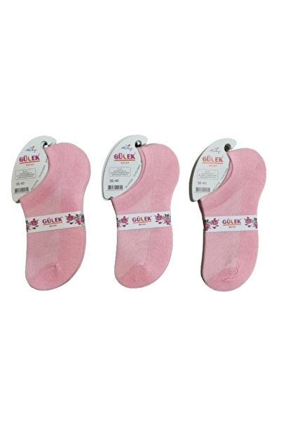 gülek Set 12 short socks for women, 80% cotton 17% polyamide 3% elastane, size 36-40, pink