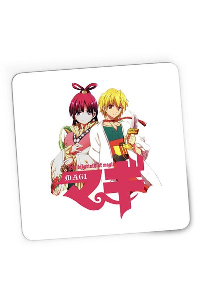 OEM Mousepad Gaming Magi The Labyrinth of Magic Kougyoku Queen Alibaba Protect, 21x19 cm