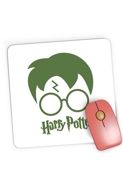 OEM Mousepad Gaming Harry Potter Logo Hair Style Glasses, 21x19 cm