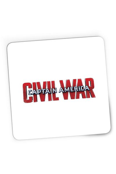 OEM Mousepad Gaming Captain America Logo Civil Avengers Nice Beautiful Bold, 21x19 cm
