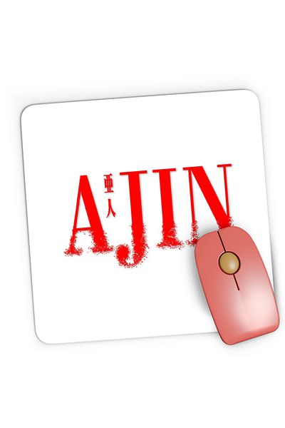 OEM Ajin Gaming Mousepad Logo Sakurai Horror Manga Mangaka, 21x19 cm